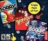 Triple Pack of Fun: Sorry!, Yahtzee, and Boggle Image