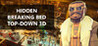 Hidden Breaking Bed Top-Down 3D Image