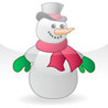 Christmas Snowman Image