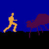 Nude Man: Running through the Forest Image