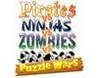 Pirates vs Ninjas vs Zombies vs Pandas: Puzzle Wars Image