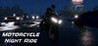 Motorcycle Night Ride Image