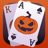 Solitaire Game. Halloween Image