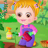 Cute Baby Learn Planting Image