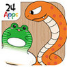 Snake & Frogs: Jakunikukyoushoku - Hanshashinkei Action Game Image