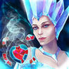 Christmas Patchwork. Frozen Heart Image