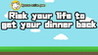 Risk your life to get your dinner back -Nyanzou action game-